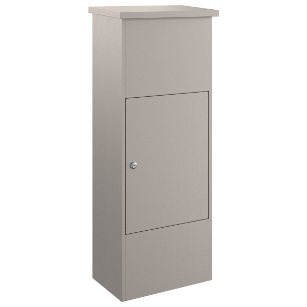 Пощенска кутия за пратки с врата Ръждясало 44,5 x 29 x 110,5 см