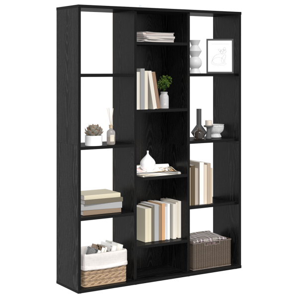 Разделител за стая Черния дъб 100 x 24 x 140 см Инженерно дърво