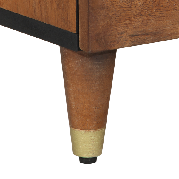 Служебен шкаф Кафяво 40 x 33 x 75 см Солидно мангово дърво