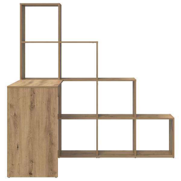 Ъглово бюро с рафт Дъб 101,5 x 149,5 x 149,5 см Инженерно дърво