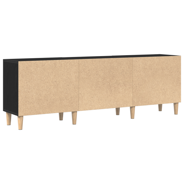 ТВ шкаф Черния дъб 150 x 30 x 50 см Инженерно дърво