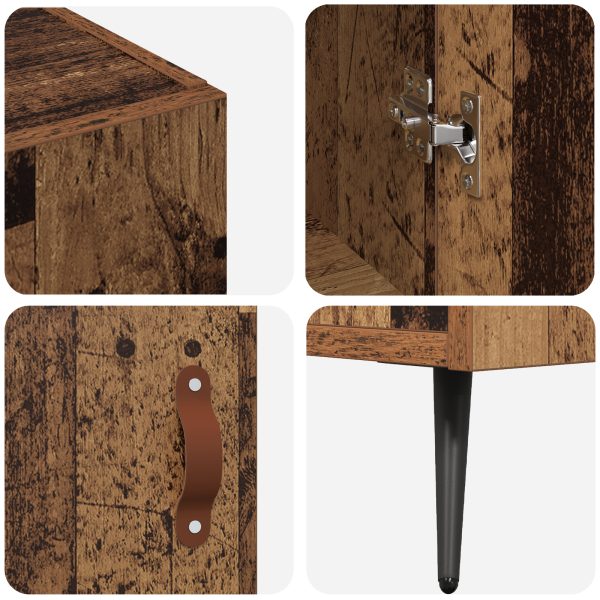 Служебен шкаф Старо дърво 89,5 x 34 x 80 см Инженерно дърво