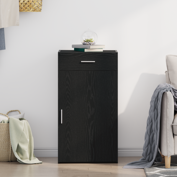 Служебен шкаф с чекмедже Черния дъб 50 x 42,5 x 93 см