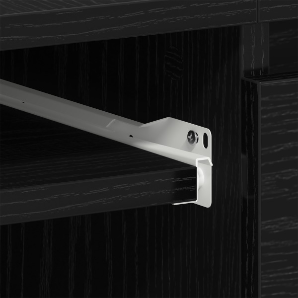 Бюро с чекмедже Черния дъб 140 x 50 x 76 см Инженерно дърво