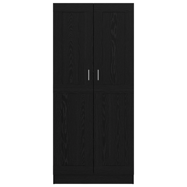 Шкаф за книги Черния дъб 82,5 x 30,5 x 185 см Инженерно дърво