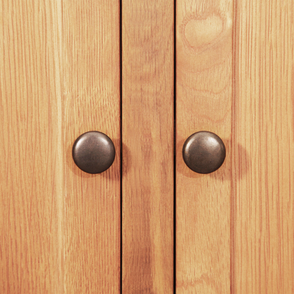 Служебен шкаф Кафяво 112 x 33.5 x 70 см Солидно дъбово дърво