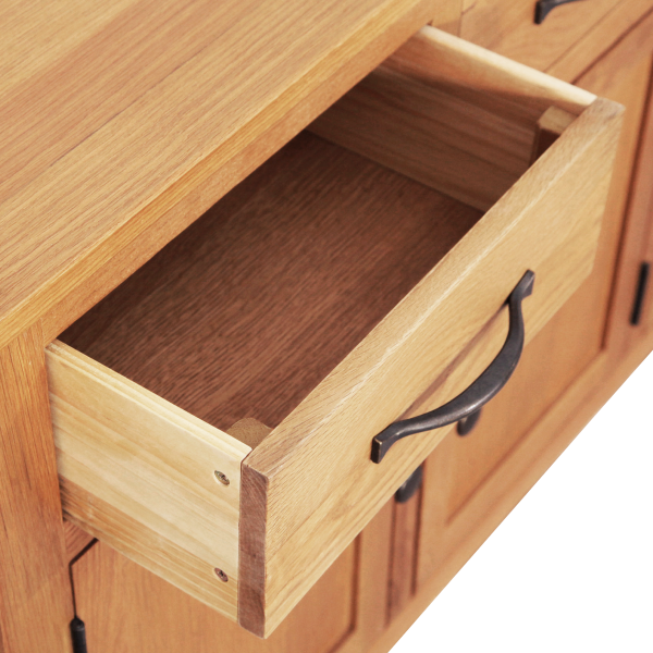 Служебен шкаф Кафяво 112 x 33.5 x 70 см Солидно дъбово дърво