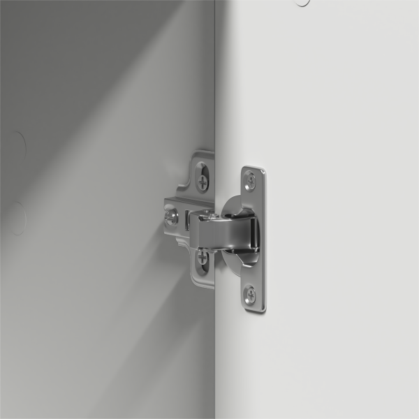 Гардероб с рафт с врата Бяло 55 x 25 x 189 см Инженерно дърво