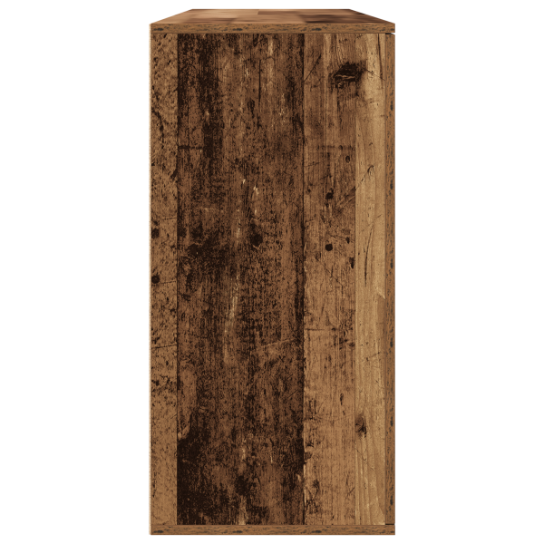 Служебен шкаф 2 pcs Старо дърво 79 x 38 x 80 см Инженерно дърво