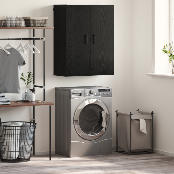 Стенен шкаф Черния дъб 69,5 x 34 x 90 см Инженерно дърво