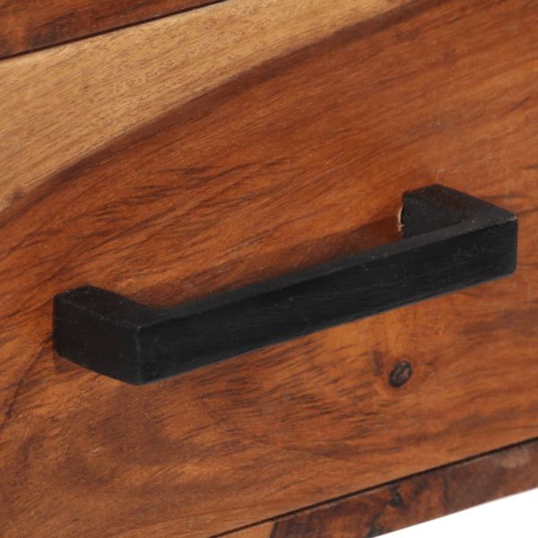 Бюро с 2 чекмеджета, 110x50x77 см, акация масив