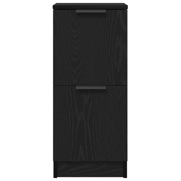 Служебен шкаф 3 pcs Черния дъб Инженерно дърво