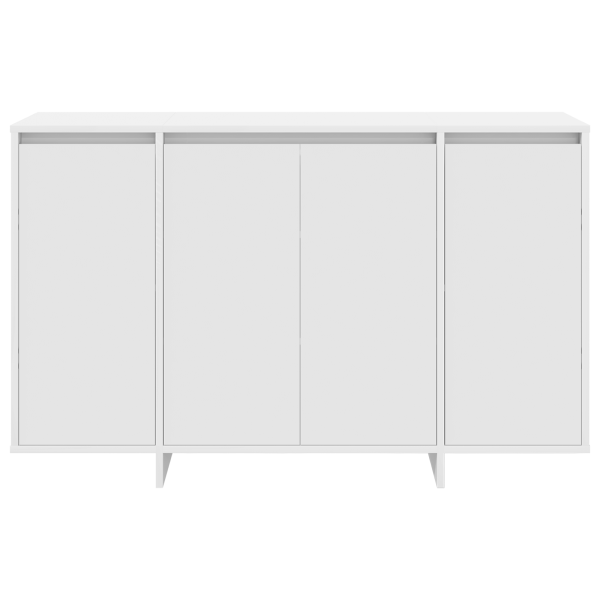 Служебен шкаф Бяло 120 x 41 x 75 см Инженерно дърво