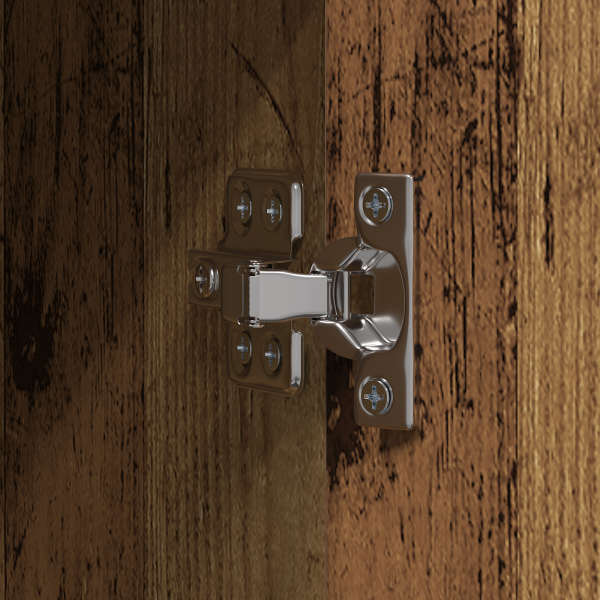 Висок шкаф 2 pcs Старо дърво 80 x 42 x 185 см