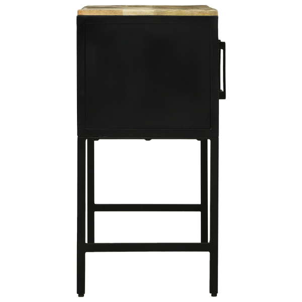 Конзолна маса Кафяво 100 x 35 x 70 см Солидно мангово дърво