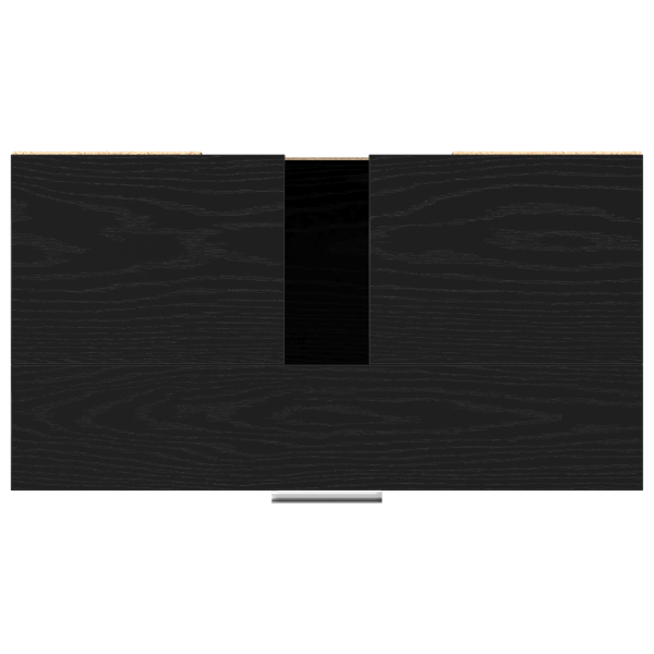 Шкаф за баня с рафт Черния дъб 60 x 32 x 54 см Инженерно дърво