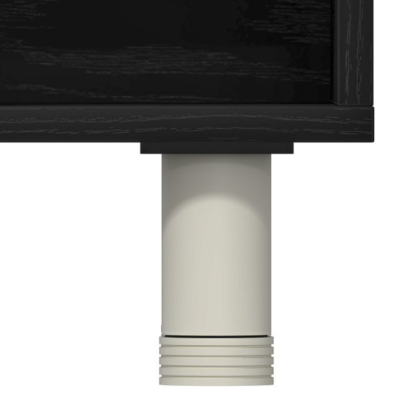 Шкаф за баня с рафт Черния дъб 60 x 32 x 54 см Инженерно дърво