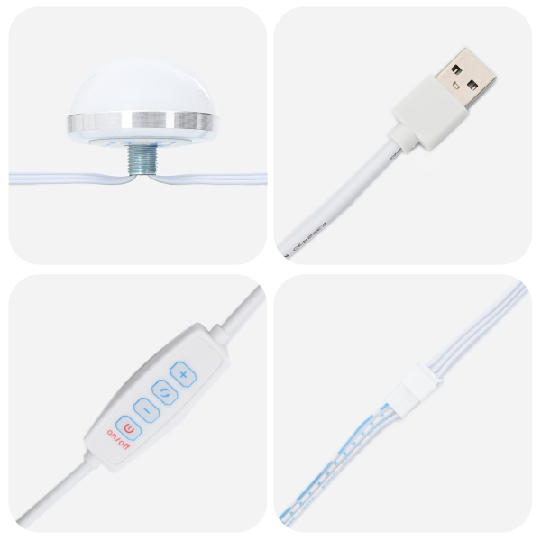 Тоалетка с рафт Бяло 100 x 41 x 135 см Инженерно дърво