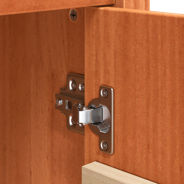 Служебен шкаф Кафяво с восъчно покритие 70 x 35 x 80 см