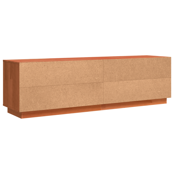 ТВ шкаф Кафяво 156 x 37 x 45 см Инженерно дърво