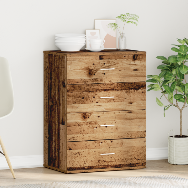 Служебен шкаф Старо дърво 60 x 39 x 80 см Инженерно дърво