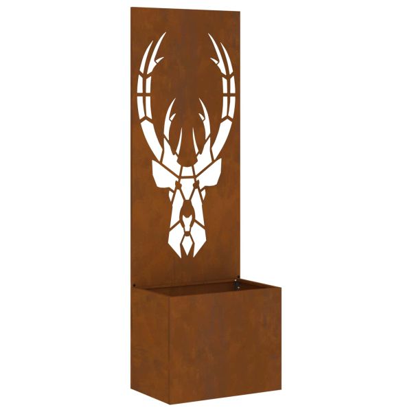 Екран за градинска неприкосновеност Ръждясало 50 x 150 cm