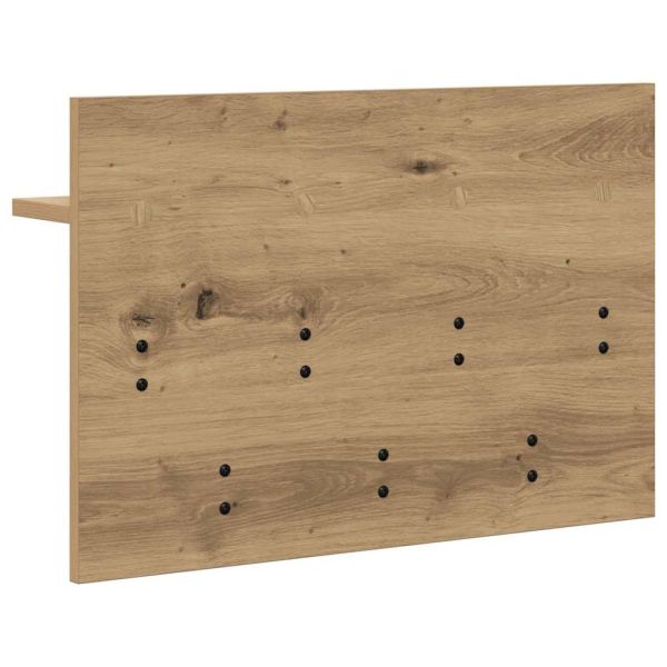 Стенен закачалка за палта Дъб 60 x 40 x 12 cm Инженерно дърво