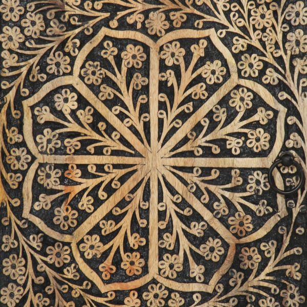 Шкаф за баня 38x33x160 см масивно мангово дърво