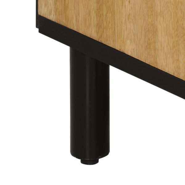 Шкаф за баня 38x33x160 см масивно мангово дърво