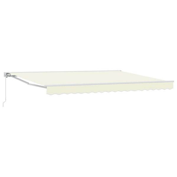 Ръчен сгъваем навес Кремаво 5 x 3 m Полиестер с PU покритие