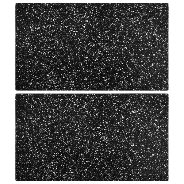Дъски за рязане, 2 бр, с гранитна шарка, закалено стъкло