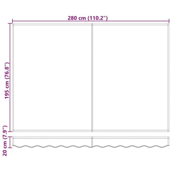 Сгъваем навес Антрацит 300 x 200 cm текстил