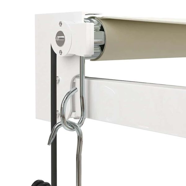 Автоматично прибираща се тента, кремаво, 5x3 м