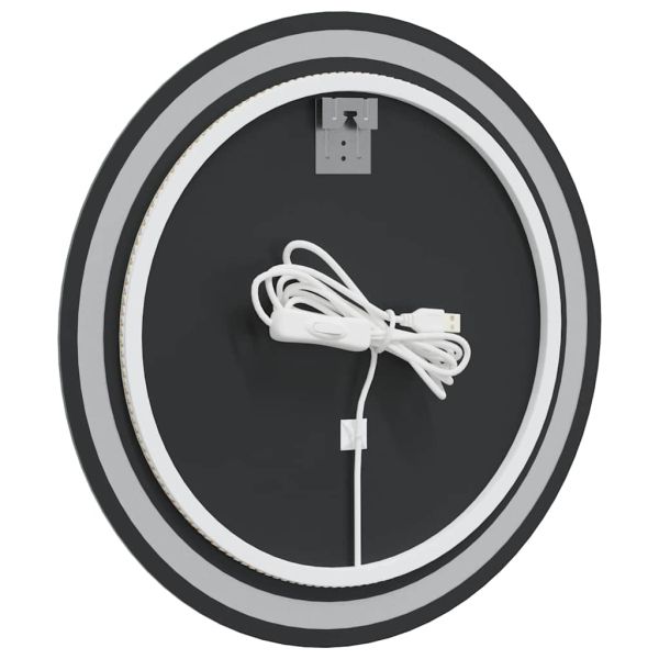 LED огледало за баня 60 см кръгло