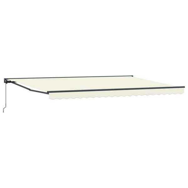 Рамка за сенник Крем 500 × 300 cm Полиестер с PU покритие