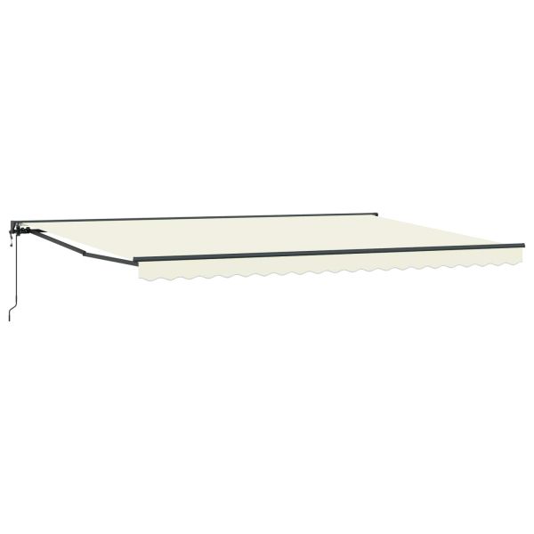 Рамка за сенник Крем 500 × 300 cm Полиестер с PU покритие