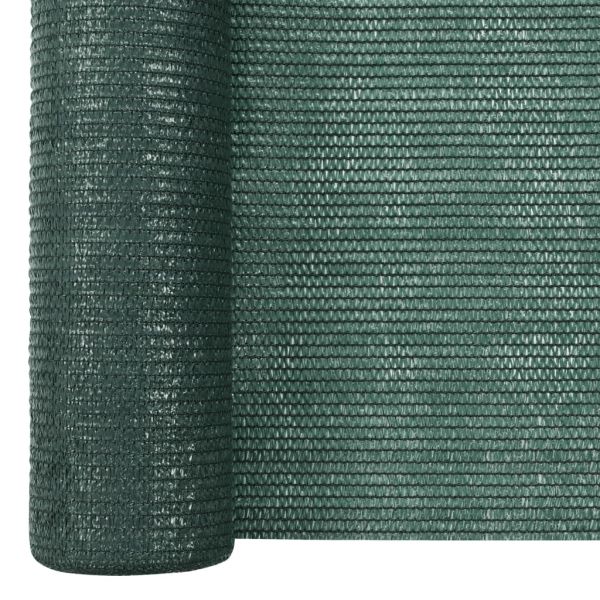 Засенчваща мрежа зелена 1,2x10 м HDPE 75 г/м²