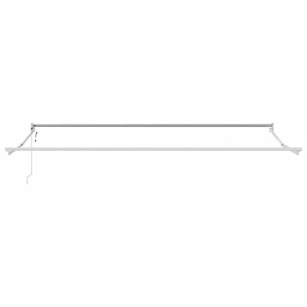 Автоматично прибираща се тента, кафяв, 500x300 см