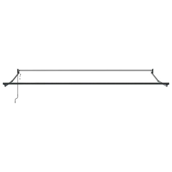 Автоматично прибираща се тента, кафяв, 450x300 см