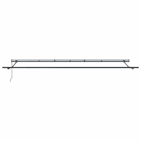 Автоматично прибираща се тента, кафяв, 600x300 см