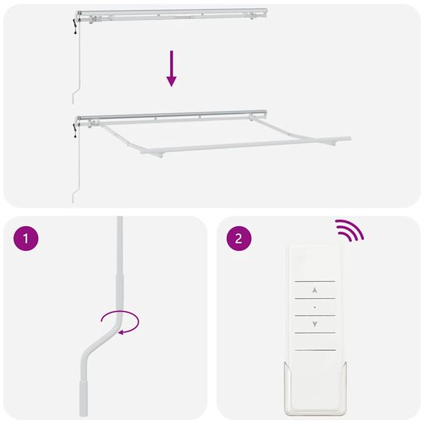 Сгъваем навес Кафяво 300 x 200 cm текстил