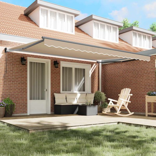 Сенник Бежово 450 x 300 x 165 см Полиестер и метал