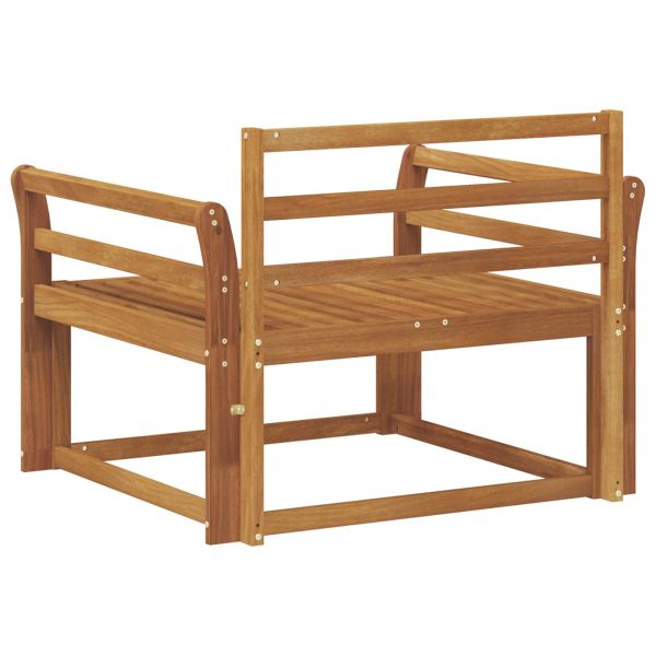 Среден диван за открито Солидно акациево дърво Естествен