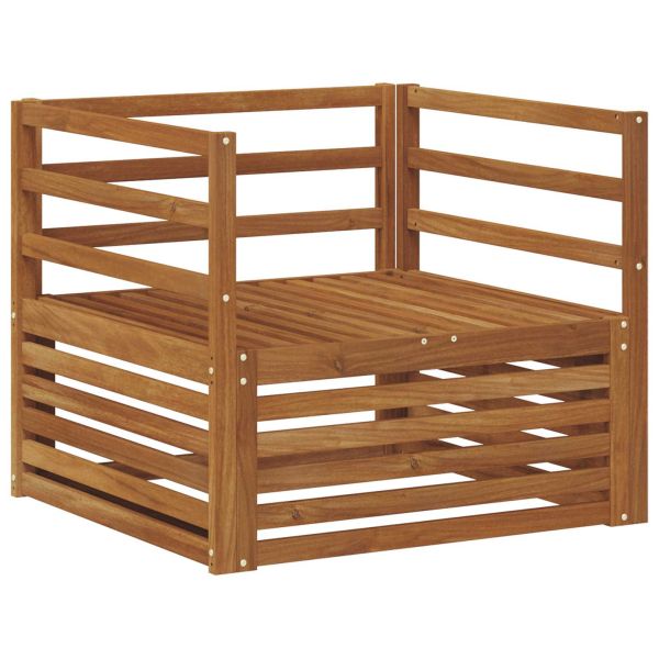 2 Брой Диван с подлакътници Естествен