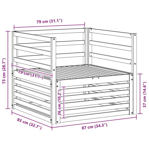 2 Брой Диван с подлакътници Естествен