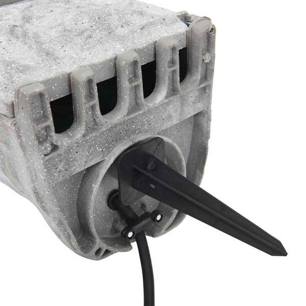 Външен контакт с шип 4-посочен каменна визия сив