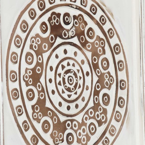 Декор с изкуство 2 pcs Кафяв и бял 40 x 40 x 1,5 cm