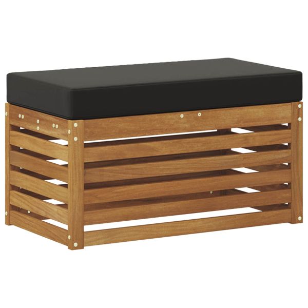 Външна табуретка Солидно акациево дърво Естествен