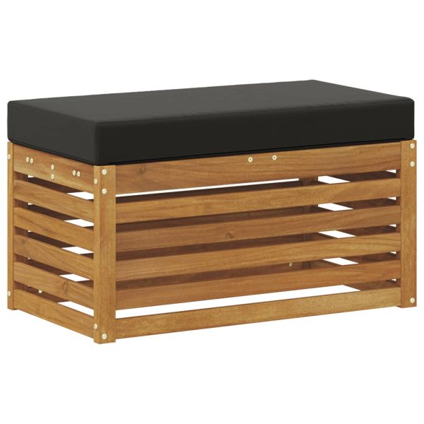 Външна табуретка Солидно акациево дърво Естествен