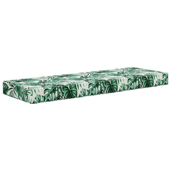 Възглавница за открито седалка Тропически Листа 100% полиестер